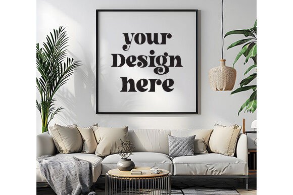 Download Frame Mockup, Wall Art Mockup 101 - Art mockup Collection
