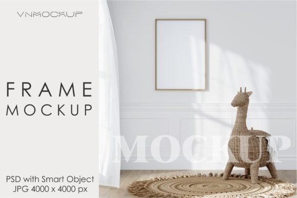 Download Mockup Frame in Kids Room Interior - Interior Collection