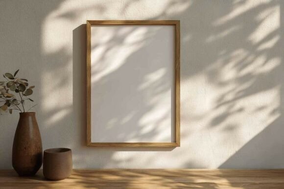 Download Poster Frame Mockup in Interior - Interior Collection