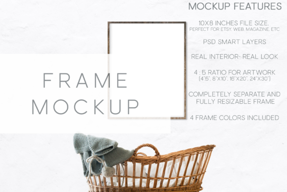 Download Nursery Wall Art Mockup Frame - Art mockup Collection