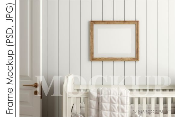 Download Frame Mockup in Nursery Interior - Interior Collection