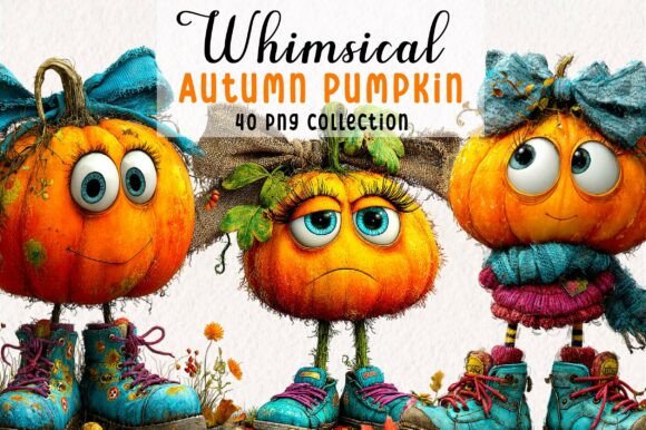 Download Whimsical Autumn Pumpkin Clipart Png - Premium Resources