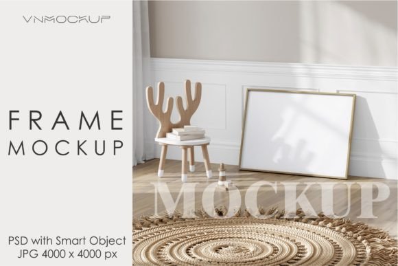 Download Mockup Frame in Kids Room Interior - Interior Collection