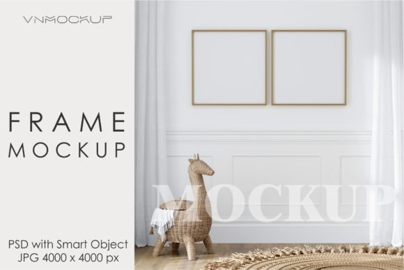 Download Mockup Frame in Kids Room Interior - Interior Collection