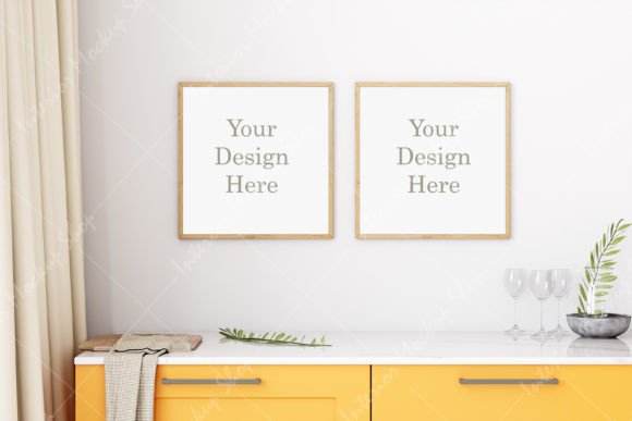 Download Mockup in Interior, Frame Mockup, - 1276 - Interior Collection