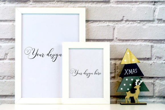Download Christmas Frame Mockup 3. Holiday Mockup - Christmas frame Collection