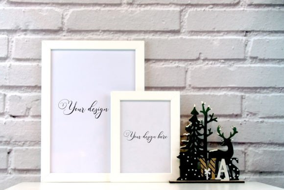 Download Christmas Frame Mockup 1. Holiday Mockup - Christmas frame Collection