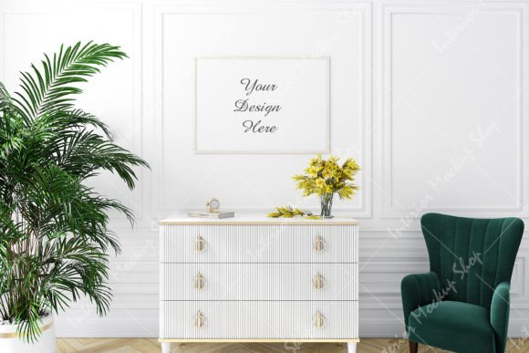 Download Frame Mockup in Interior - 1117 - Interior Collection