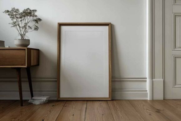 Download Poster Frame Mockup in Interior - Interior Collection