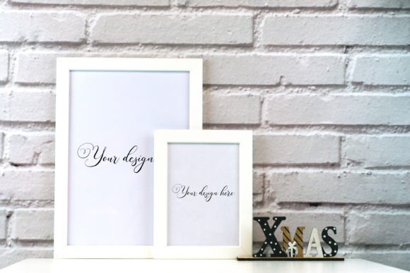 Download Christmas Frame Mockup 2. Holiday Mockup - Christmas frame Collection