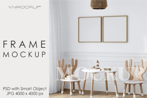 Download Mockup Frame in Kids Room Interior - Interior Collection